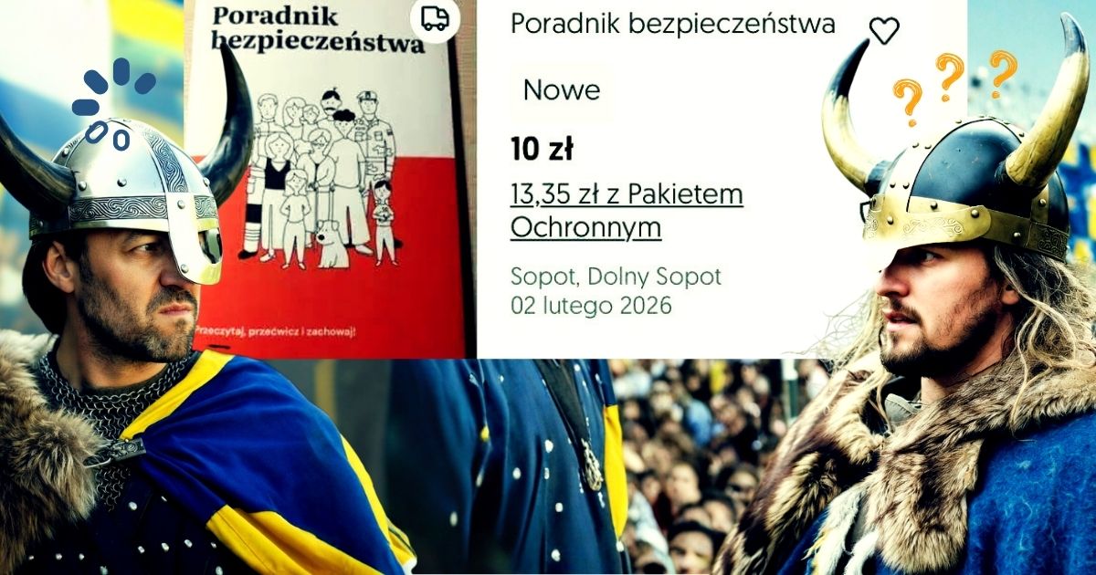 „Poradnik bezpieczeństwa” nas uratuje? Szwedzi mają lepszy pomysł